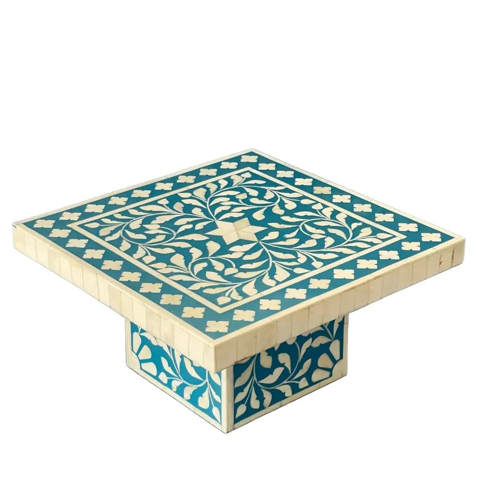 Bone Inlay Cake Stand