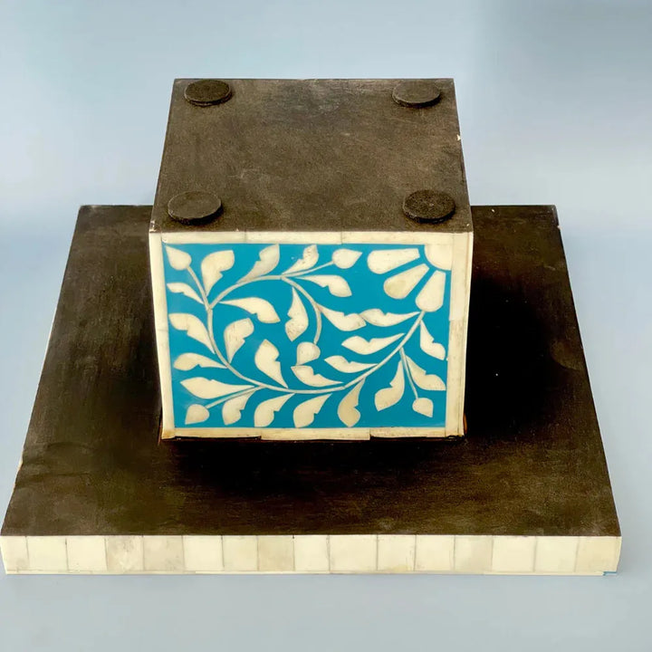 Bone Inlay Cake Stand