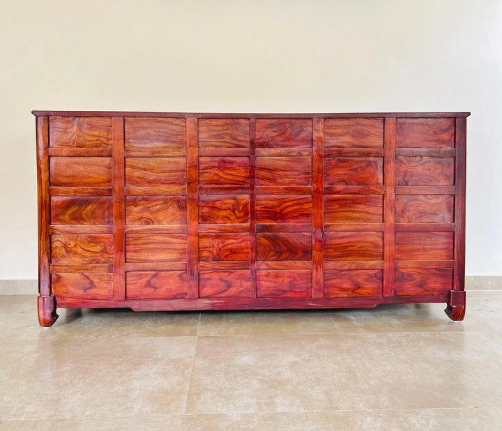 19th Century Mother of pearl Teak Inlay Sideboard - Jodha Furniture