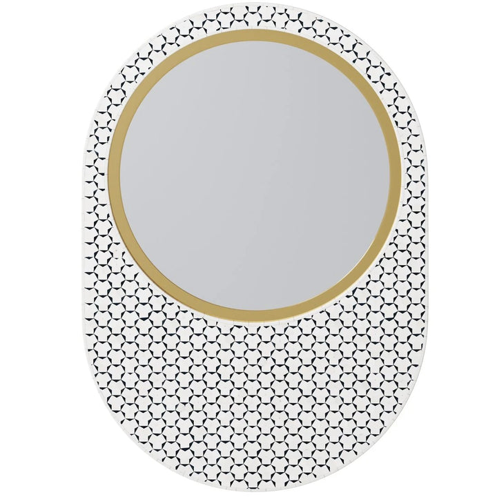 Rose Gold Round Mirror