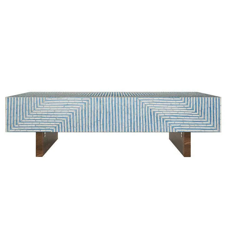 Audino Bone Inlay Coffee Table - Jodha Furniture