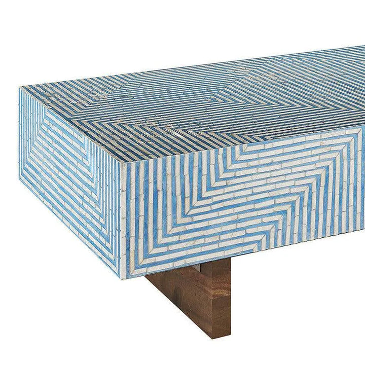 Audino Bone Inlay Coffee Table - Jodha Furniture