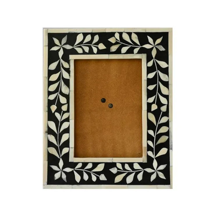 Bone Inlay Floral Frame - Jodha Furniture