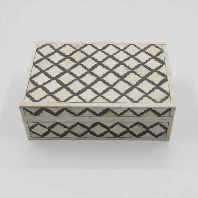 Bone Inlay Moroccan Small Gift Box - Jodha Furniture