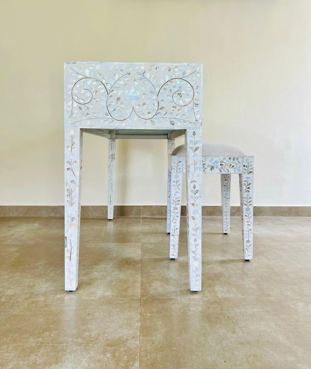 Celestial Glow Dressing Table - Jodha Furniture