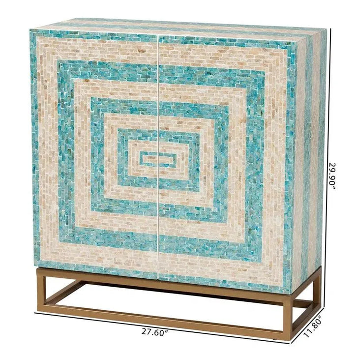 Chekesha Coastal Breeze Cabinet - Jodha Furniture