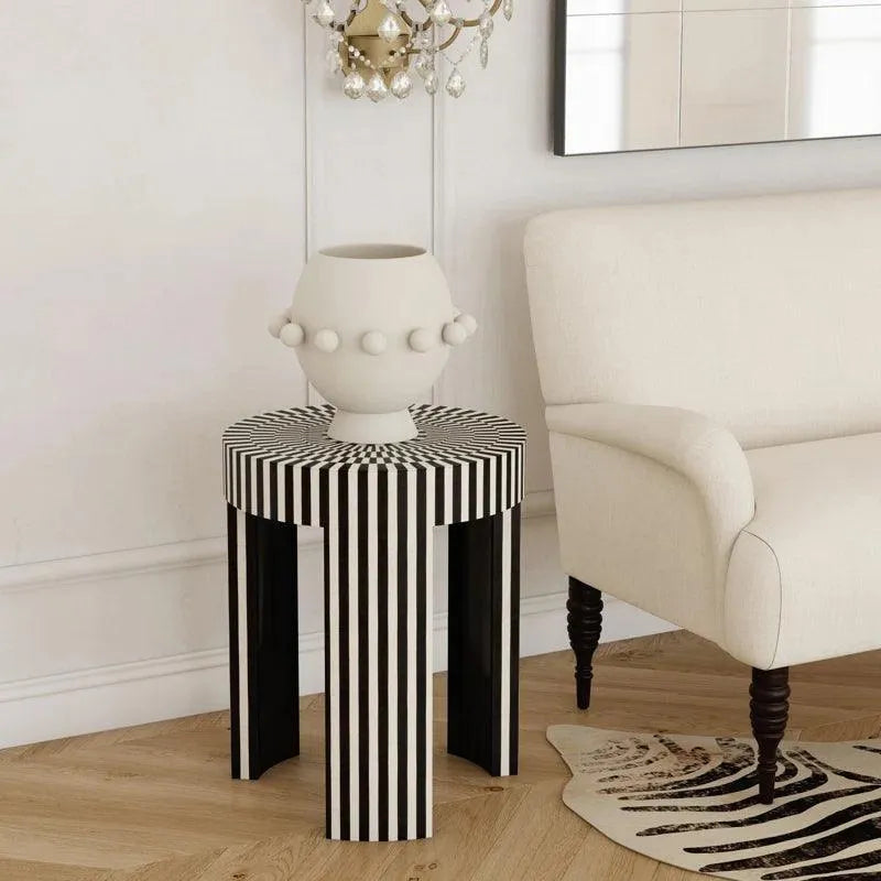 Circa Bone Accent Table - Jodha Furniture