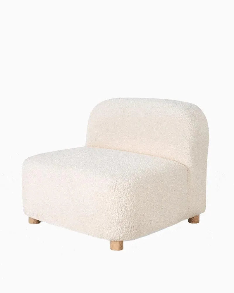 Circuit Modular Armless Lounge Chair - Jodha Furniture