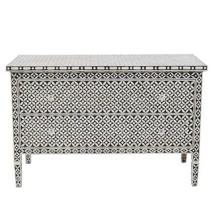 Elegant Bone Inlay Sideboard - Jodha Furniture