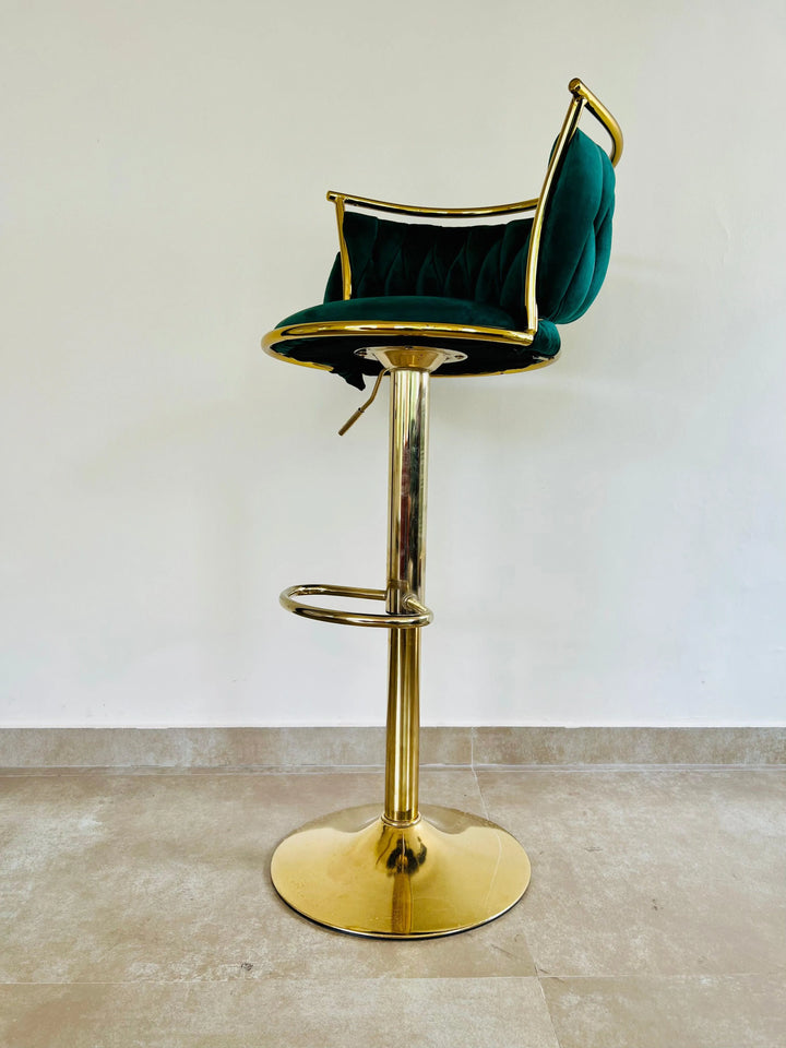 Emerald Luxe Bar Chair - Jodha Furniture