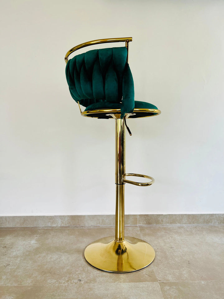 Emerald Luxe Bar Chair - Jodha Furniture