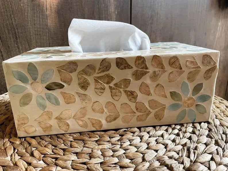 Garden Grace Tissue Box - Jodha Furniture