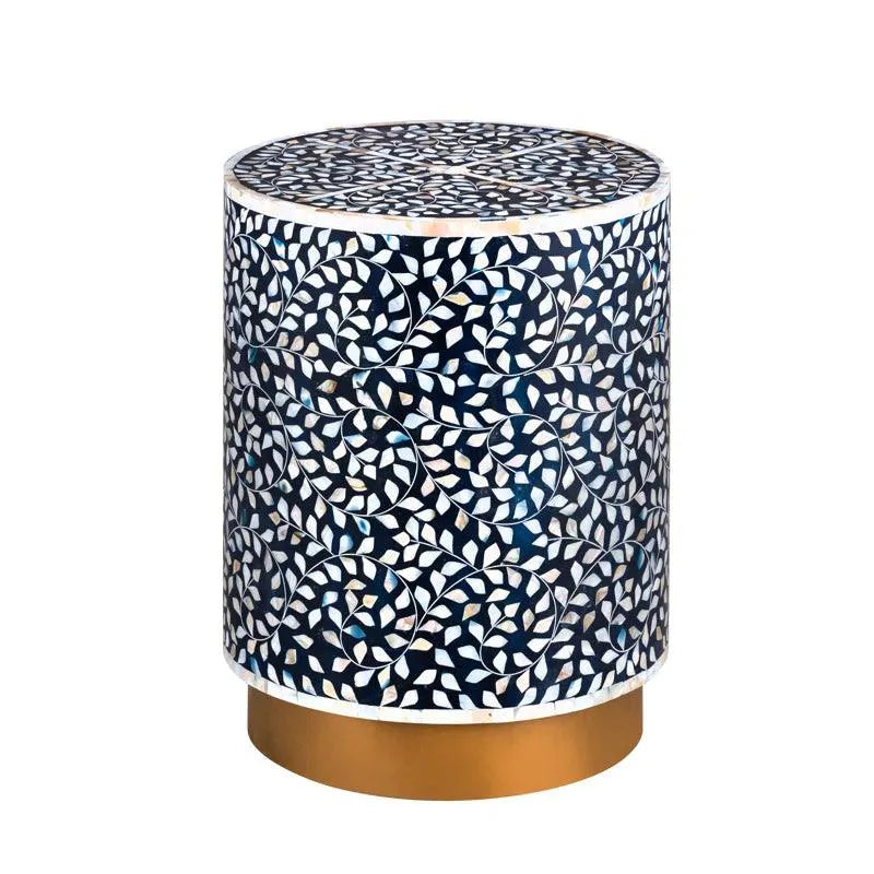 Megois Handmade Block End Table - Jodha Furniture