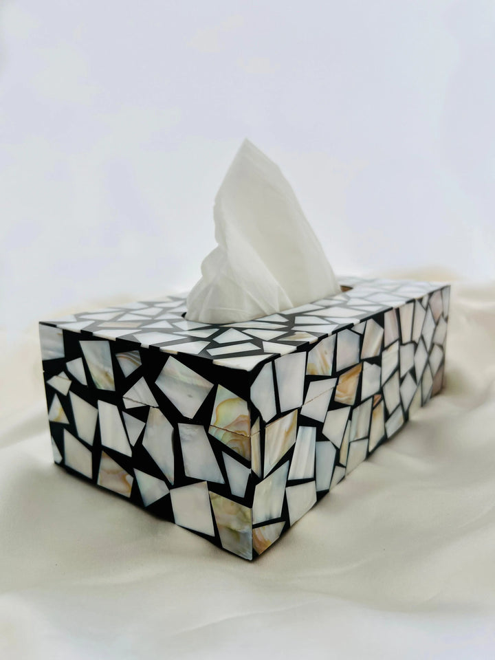 Opulent Oasis Tissue Box Cover - Jodha Furniture