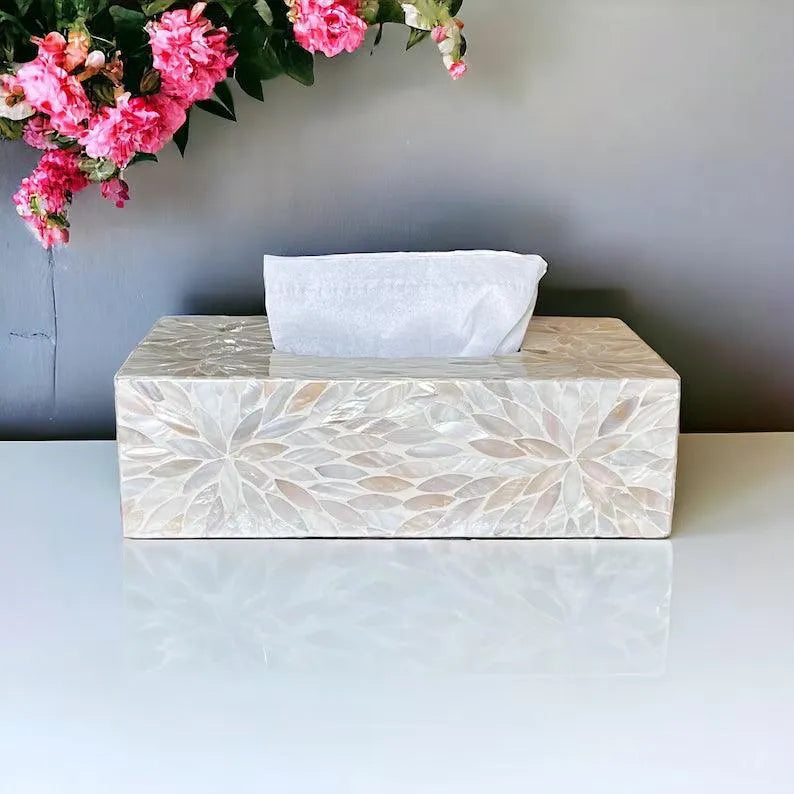 Petal Charm Tissue Box - Jodha Furniture