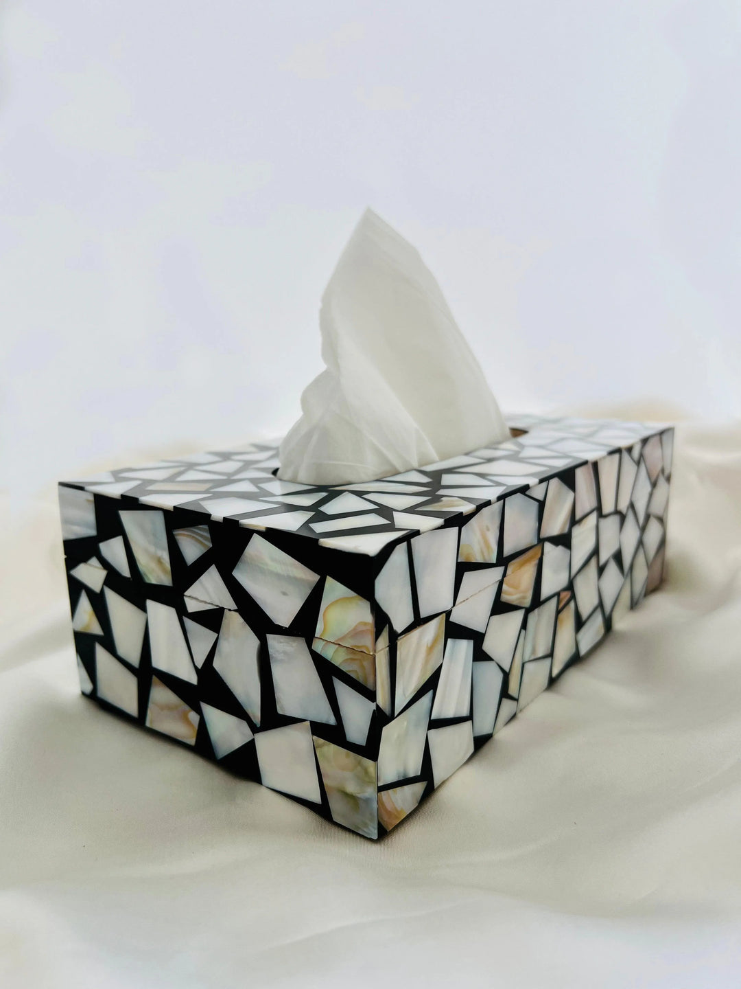 Radiant Reflection Luxe Tissue Holder - Jodha Furniture