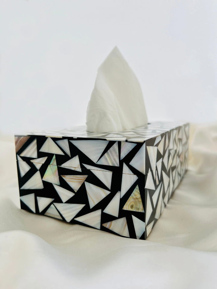 Radiant Reflection Luxe Tissue Holder - Jodha Furniture