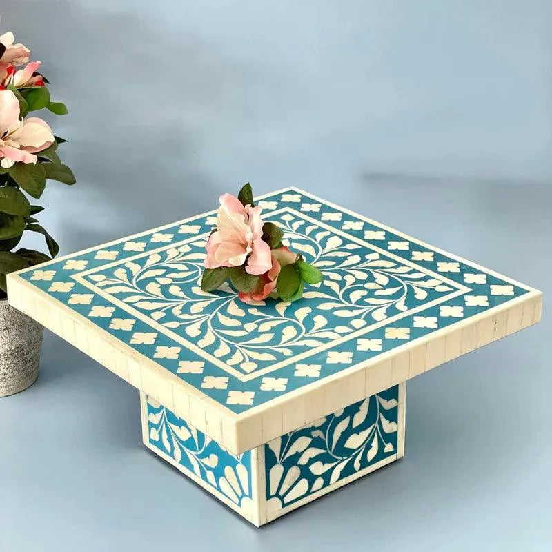 Signature Bone Inlay Stand - Jodha Furniture