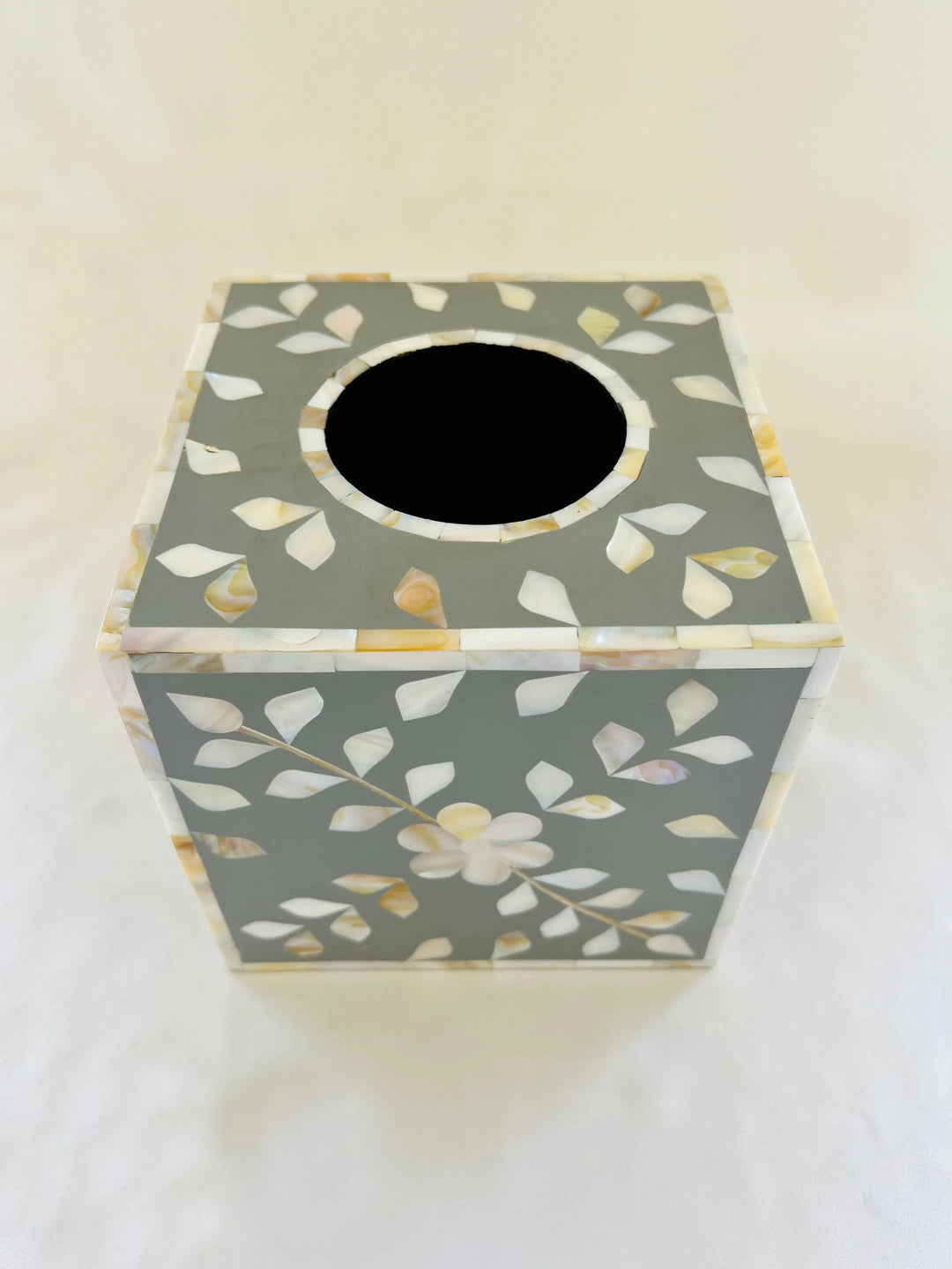 Sleek Oasis Black Lid Tissue Box - Jodha Furniture