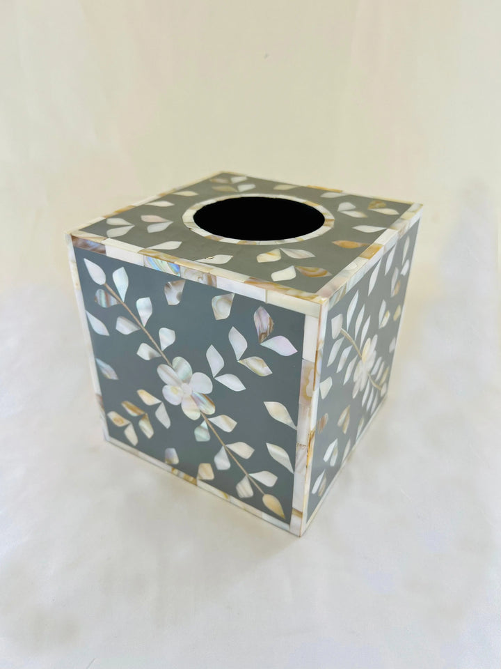 Sleek Oasis Black Lid Tissue Box - Jodha Furniture