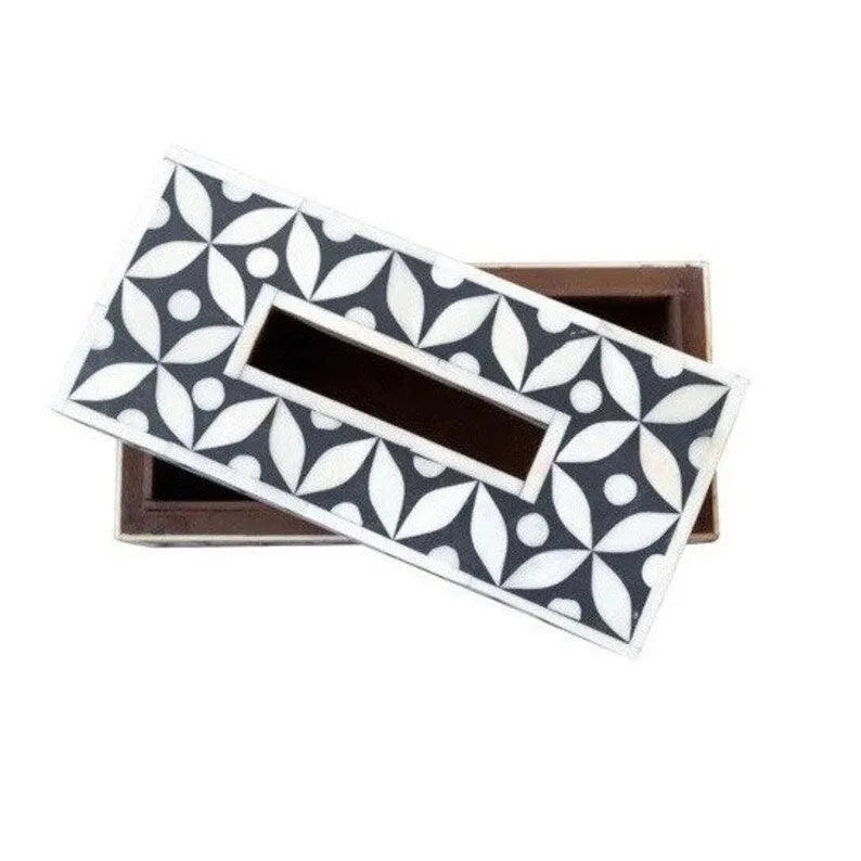 star eye patterned tissue box for home - Jodha Furniture