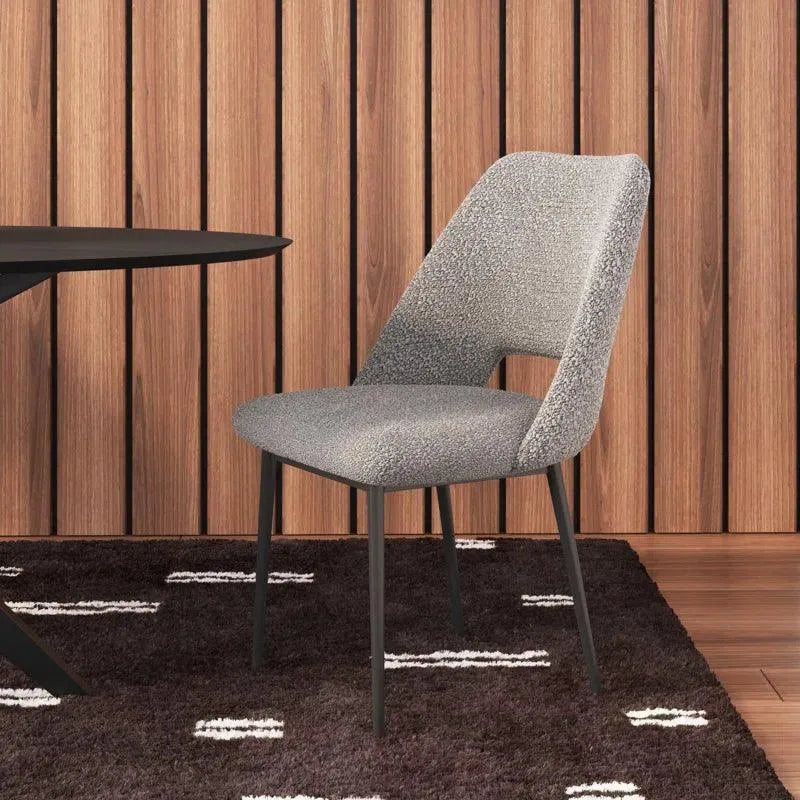 Valdez Boucle Dining Chair - Jodha Furniture