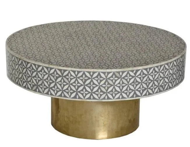 Vera Mother of Pearl Coffee Table - Jodha Furniture