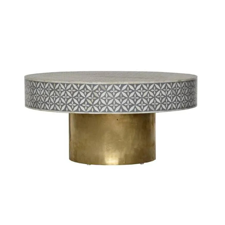 Vera Mother of Pearl Coffee Table - Jodha Furniture