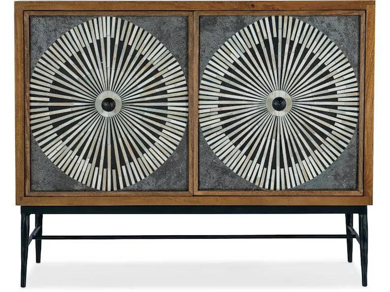 Woodcraft Circular Sideboard - Jodha Furniture